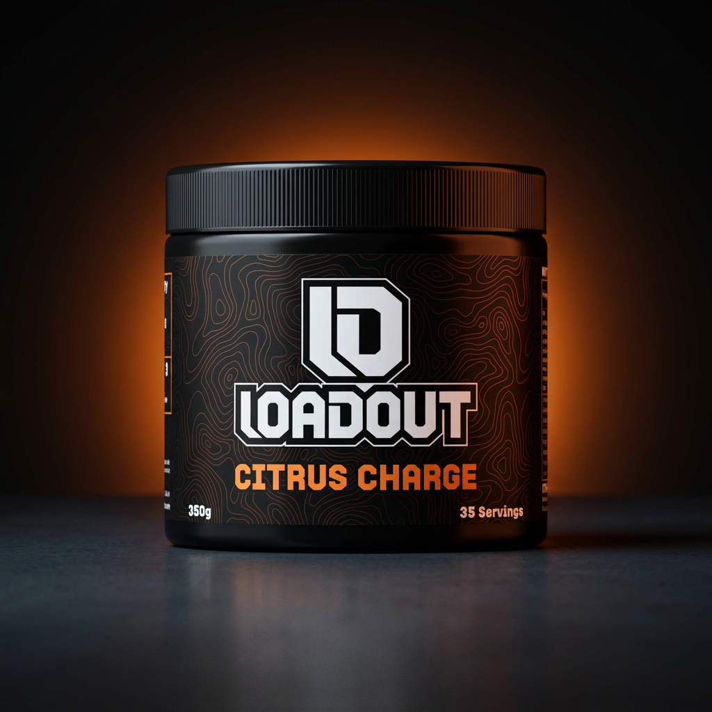 Loadout 2.0 Citrus Charge citrus energy drink powder tub, 35 servings